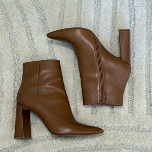 Steve Madden Pointed Toe Block Heel Ankle Boots - Women's